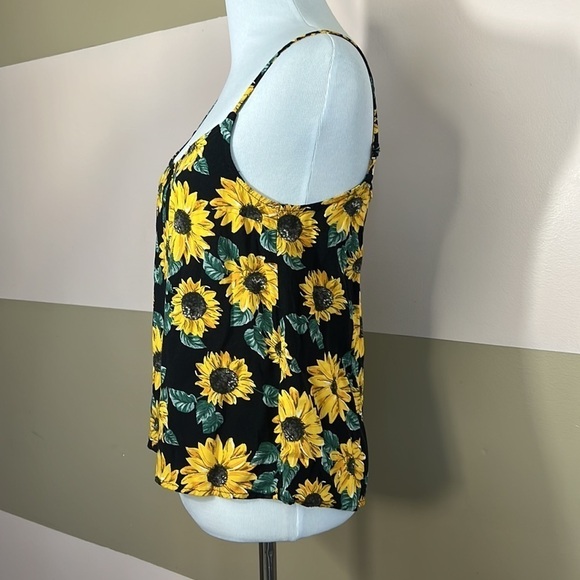 H&M Divided Sunflowers print camisole, size 3XS - Picture 2 of 5